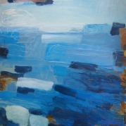 So Blue, 72"x66", oil on canvas