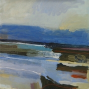 Cold Sea, 30"x30", oil on canvas,SOLD