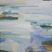 cloudy,40"x46", oil on canvas