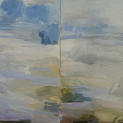 fresh air, diptych, 30"x60", oil on canvas